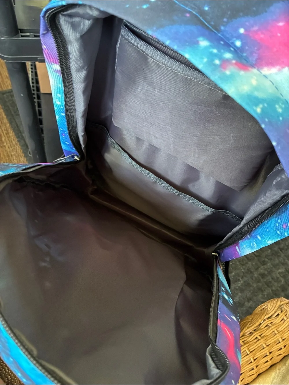FORTNITE space galaxy backpack and hat